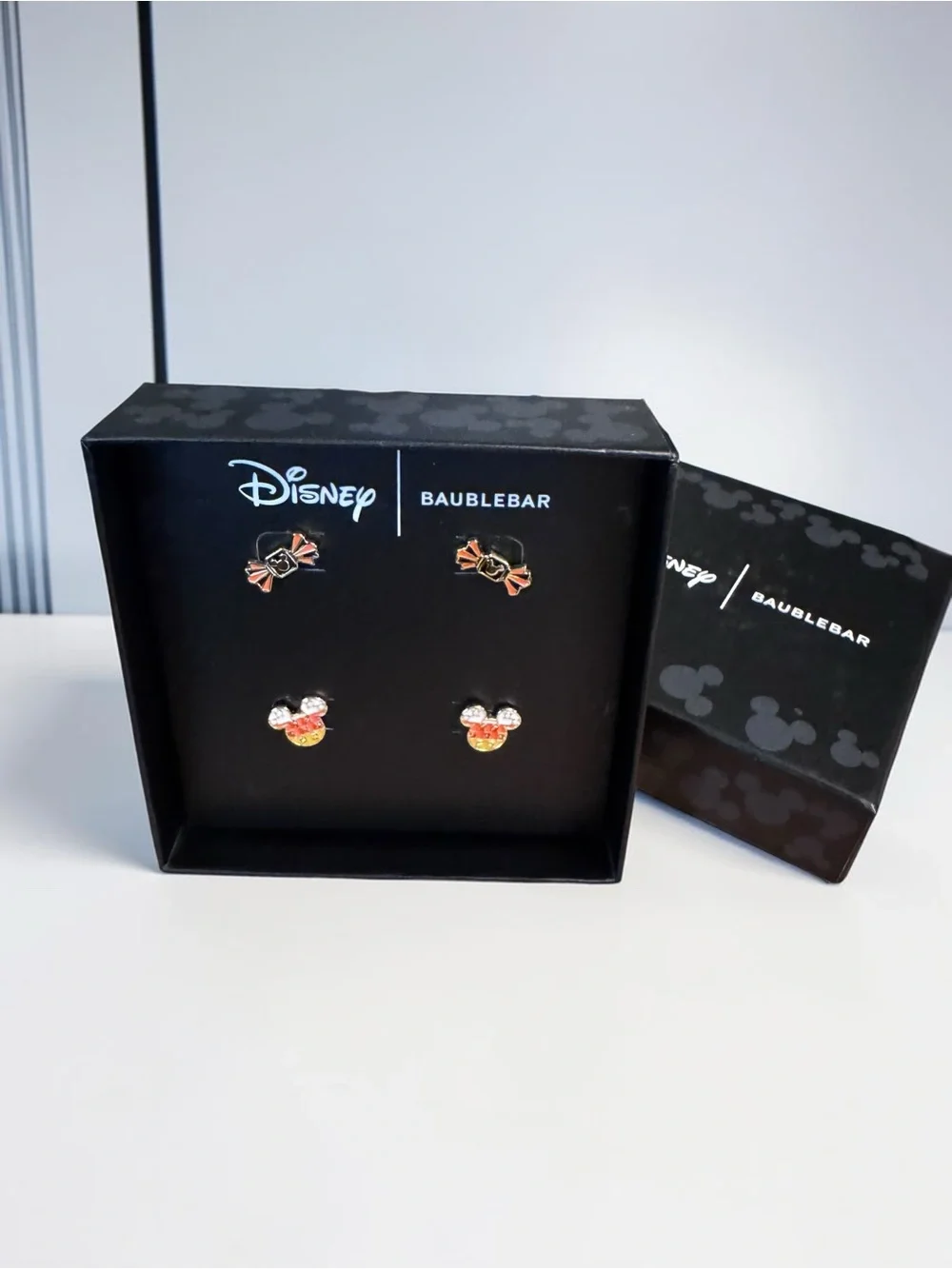 Disney x BaubleBar Mickey Candy Stud Earrings Set of 2 Pairs